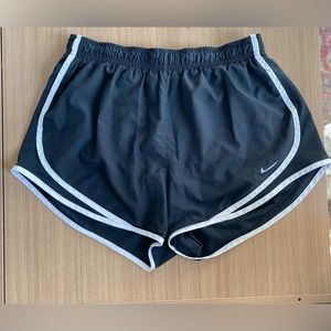 Nike Black and White Running Shorts